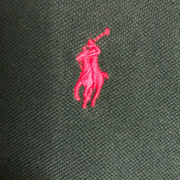 Polo Ralph Lauren Men's Dark Green Slim Fit Polo Shirt - Picture 3 of 6